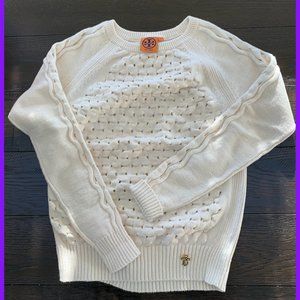 Tory Burch ivory sweater